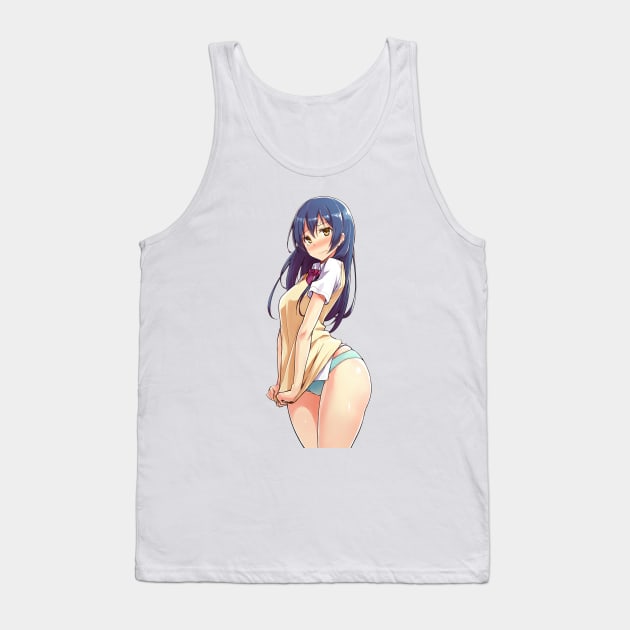 Umi Sonoda BUTT Tank Top by MemeShark